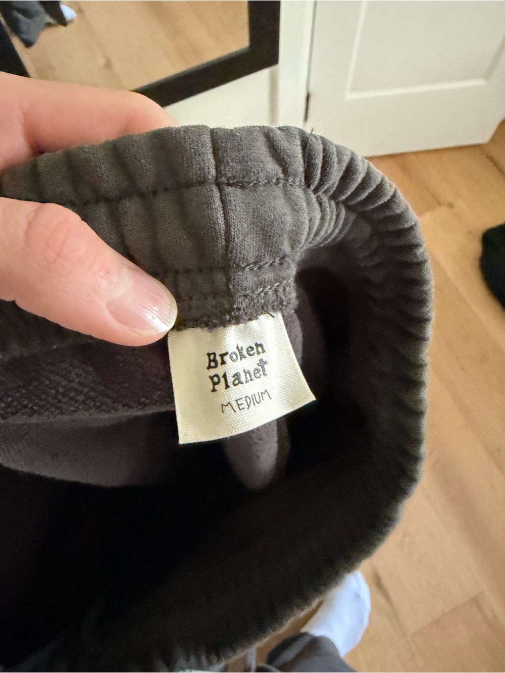 Kids Black Logo Sweatpants - Black - Picture 3 of 3